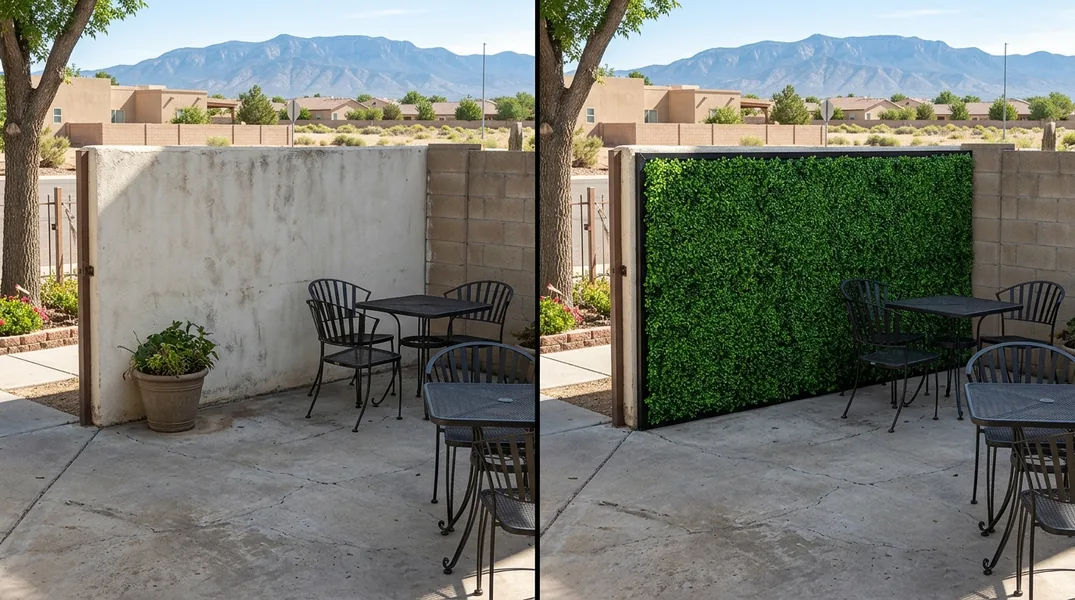 Result artificial grass installation in Rio Rancho - Rio Rancho Artificial Grass Installation